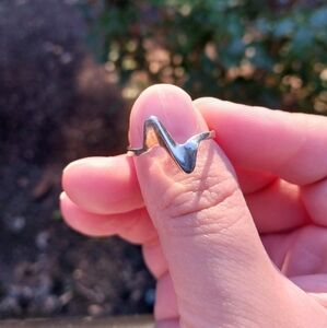 Vintage Sterling Wavy Ring